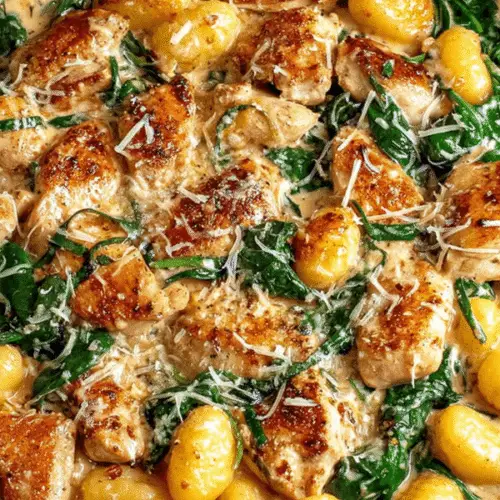 Creamy Chicken and Gnocchi Skillet Recipe
