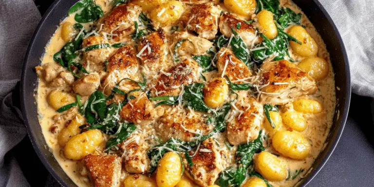 Creamy Chicken and Gnocchi Skillet Recipe