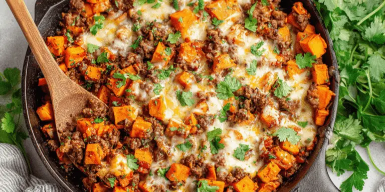 Southwest Beef and Sweet Potato Skillet Recipe