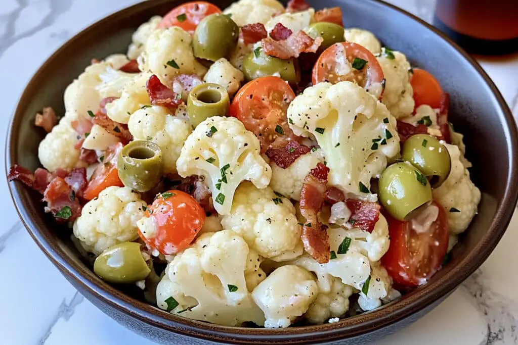 Ranch Cauliflower Salad Recipe Ranch Cauliflower Salad Recipe