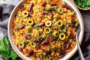 Delicious Spanish Rice And Beans