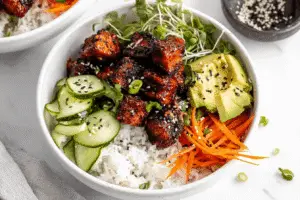 Crispy Gochujang Korean Tofu