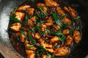 Delicious Thai Basil Chicken