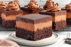 Delicious Chocolate Mousse Brownies