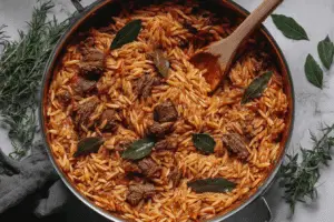 Delicious Beef Giouvetsi