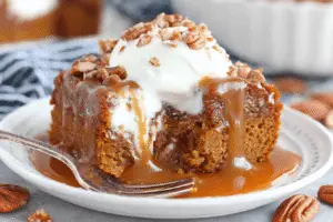 Pumpkin Pudding Cake
