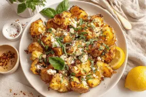 Baked Feta and Potato