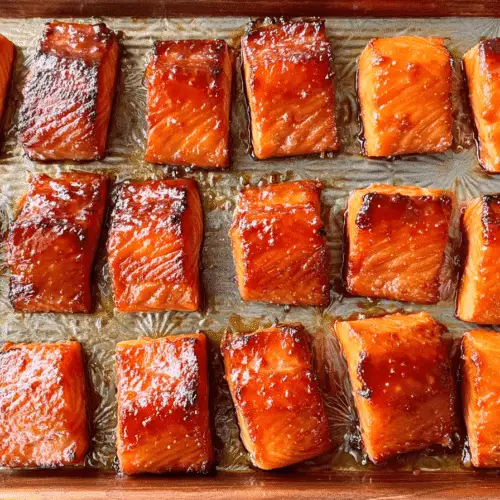 Candied Smoked Salmon Bites
