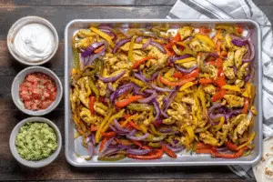 Sheet Pan Chicken Fajitas