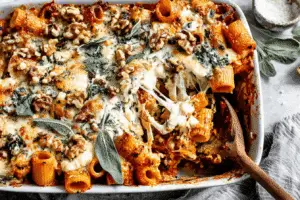 Pumpkin Pasta Bake