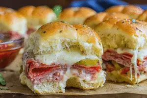 hot italian sub sliders