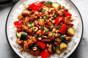 homemade kung pao chicken