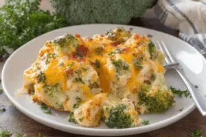 Baked Potato Chicken and Broccoli Casserole