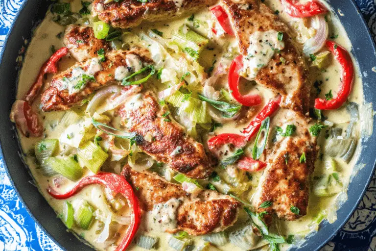 Creamy Chicken Pepperoncini Skillet Recipe