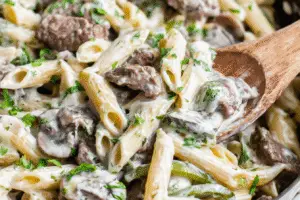 Philly Cheesesteak Pasta