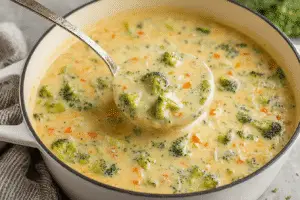 Cheesy Broccoli Cheddar Soup
