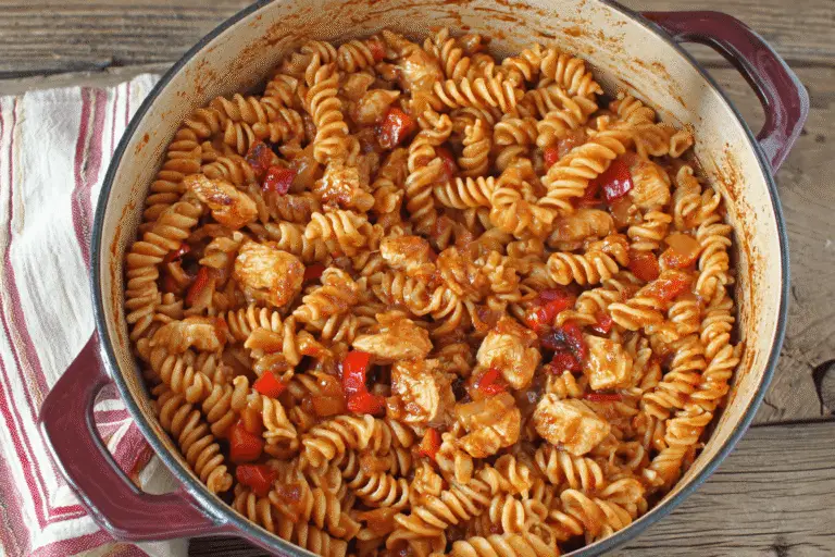 Barbecue Chicken Pasta Skillet Recipe