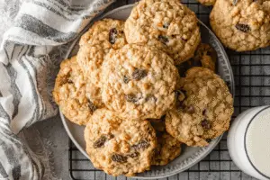 Classic Oatmeal Raisin Cookies
