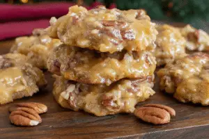 Coconut Pecan Praline Cookies