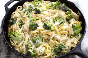 Creamy Broccoli Chicken Alfredo