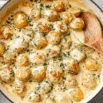 Creamy Garlic Parmesan Baby Potatoes Recipe