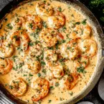 Creamy Garlic Shrimp Skillet Recipe