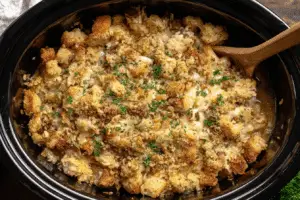 Crockpot Chicken and Stuffing