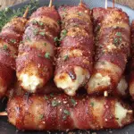 Bacon-Wrapped Mozzarella Sticks Recipe