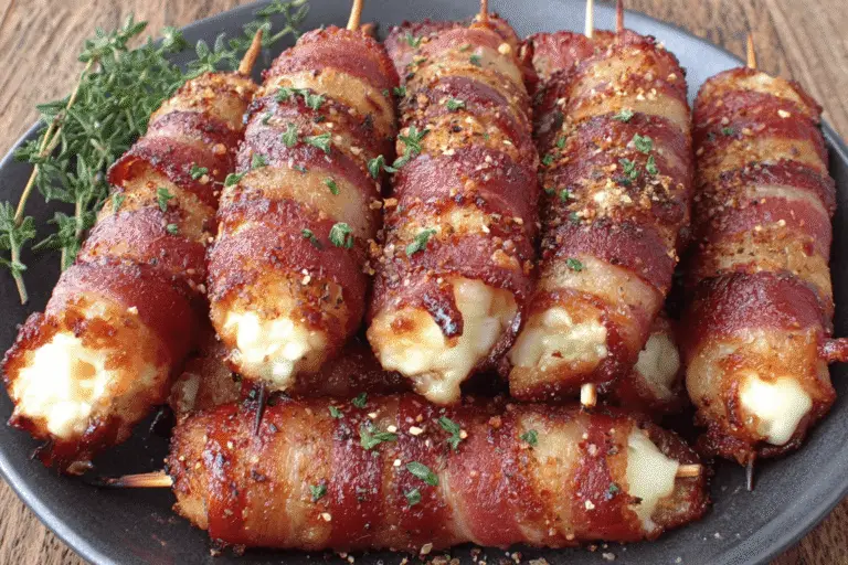Bacon-Wrapped Mozzarella Sticks Recipe