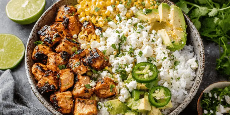 Honey Chipotle Chicken Bowls Recipe