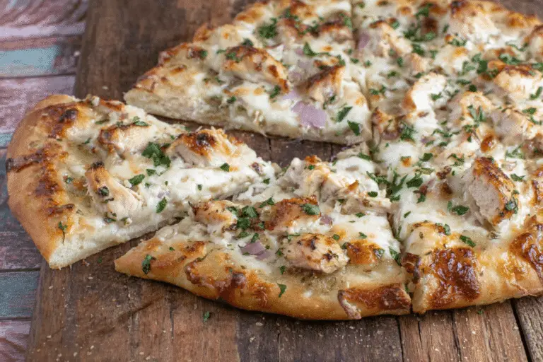 Garlic Chicken Pizza Recipe