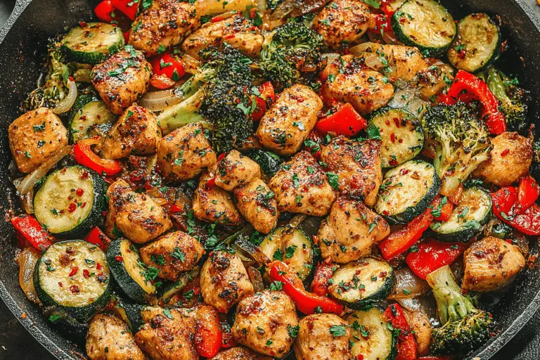 Chicken and Vegetable Skillet Recipe