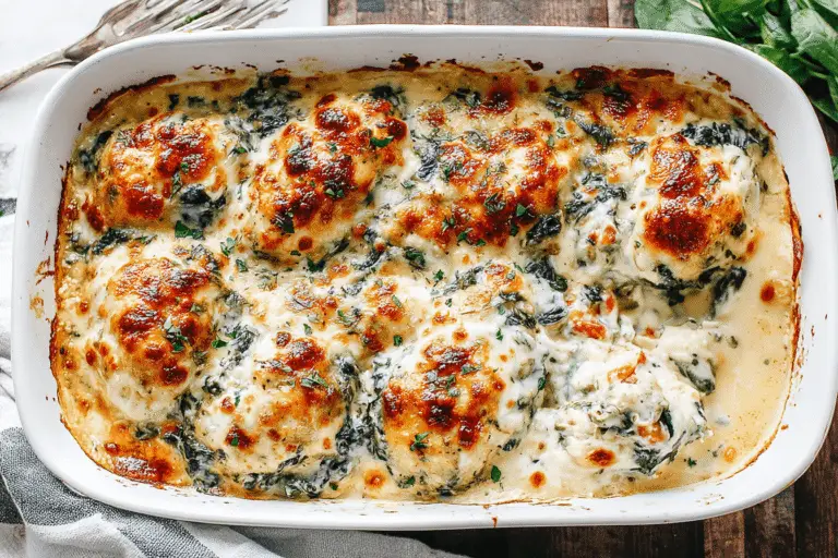 Spinach Chicken Casserole Recipe