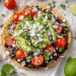 Creamy Black Bean Avocado Tostadas Recipe
