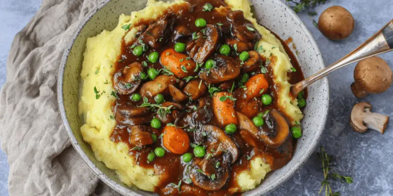Vegan Mushroom Bourguignon Recipe