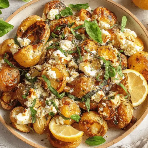 Crispy Baked Feta and Potato Recipe