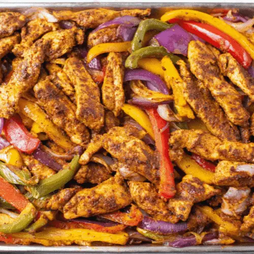 Sheet Pan Chicken Fajitas Recipe