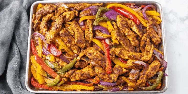 Sheet Pan Chicken Fajitas Recipe