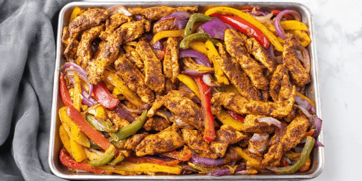 Sheet Pan Chicken Fajitas Recipe