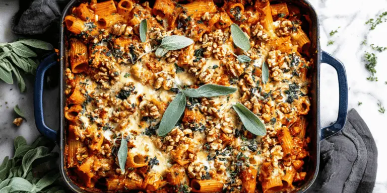 Pumpkin Pasta Bake Recipe