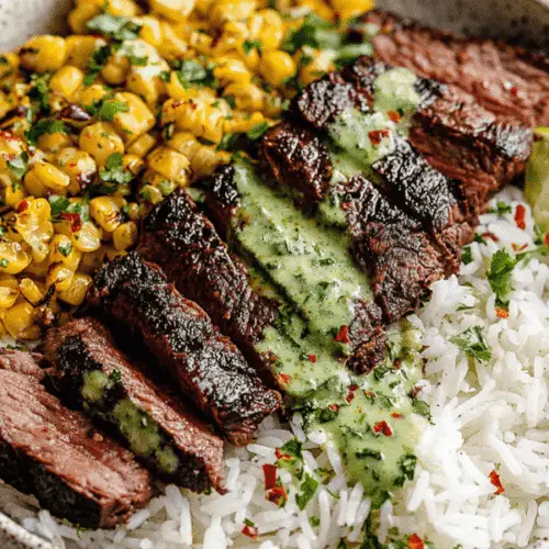 Cilantro Lime Steak And Rice Bowls Recipe