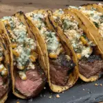 Grilled Steak Elote Tacos