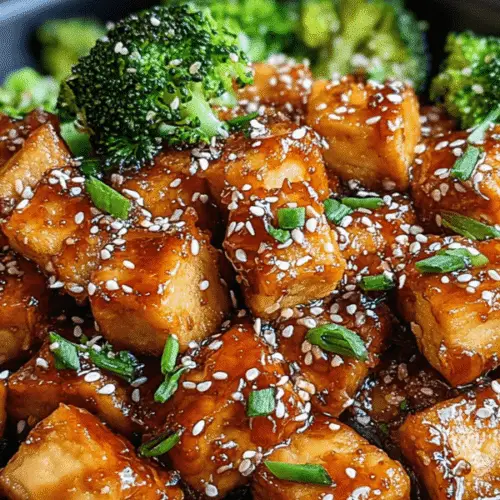 Crispy Tofu with Honey Soy Glaze Recipe