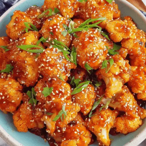 Sweet and Tangy Cauliflower Bites Recipe