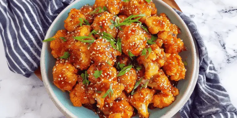 Sweet and Tangy Cauliflower Bites Recipe