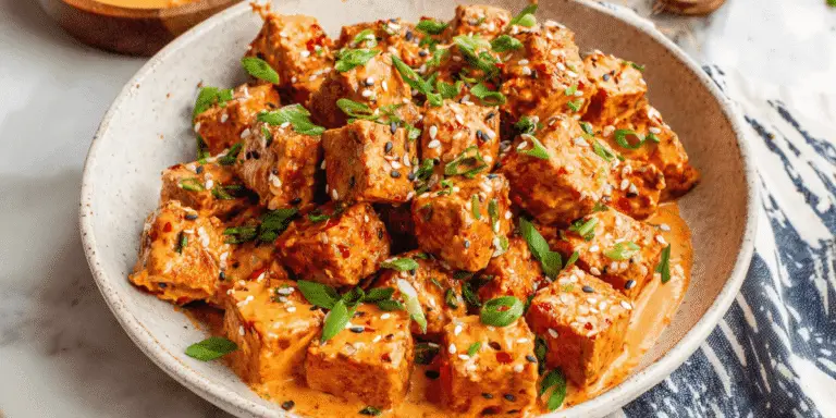 Spicy Tofu With Creamy Coconut Sauce Recipe