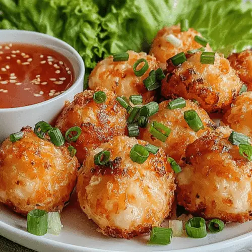 Thai Shrimp Balls with Sweet Chili Sauce recipe