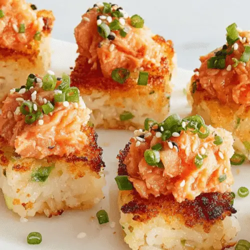 Sushi Rice Crispy Tuna Bites Recipe