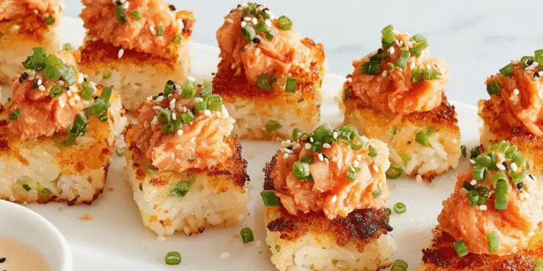 Sushi Rice Crispy Tuna Bites Recipe