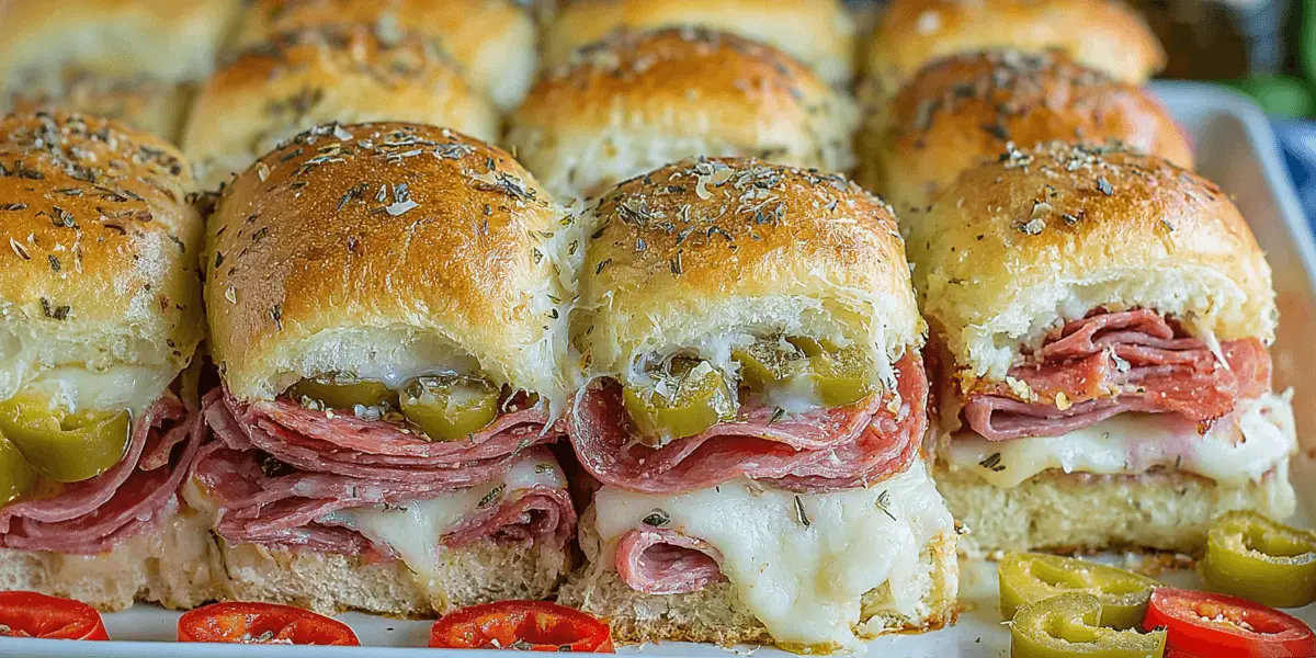Hot Italian Sub Sliders Recipe